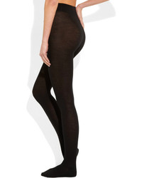 Falke Soft Merino Wool And Cotton Blend Tights, $75
