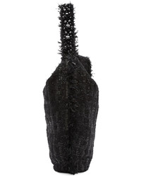 Simone Rocha Black Tweed Tote