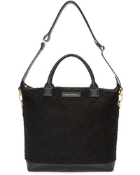 WANT Les Essentiels Black Wool Mirabel Tote