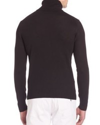 Versace Collection Solid Turtleneck Wool Sweater