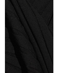 Acne Studios Corin Ribbed Merino Wool Blend Turtleneck Sweater Black