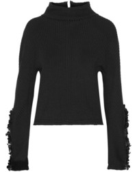 Marni Embellished Ribbed Wool Sweater