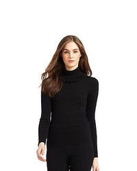 Moschino Removable Turtleneck Sweater Black