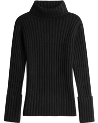 Valentino Ribbed Turtleneck With Wool And Cashmere