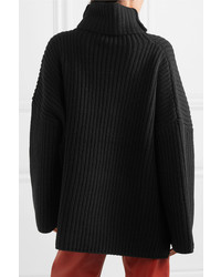 Joseph Ribbed Wool Turtleneck Sweater