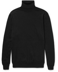 Jil Sander Wool And Silk Blend Rollneck Sweater
