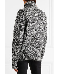 Saint Laurent Wool Turtleneck Sweater Black