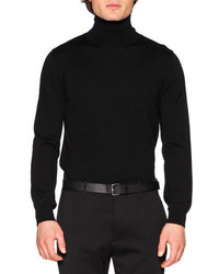 DSQUARED2 Wool Turtleneck Sweater Black