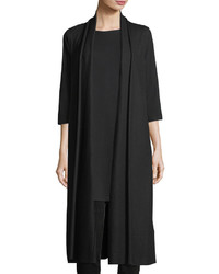 Eileen Fisher Long Boiled Wool Jersey Vest