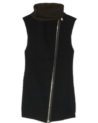Donna Karan Modern Icons Reversible Wool And Cashmere Blend Vest
