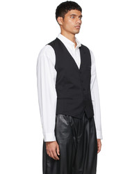N. Hoolywood Black Suit Waistcoat