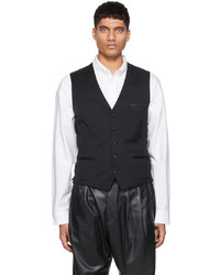 N. Hoolywood Black Suit Waistcoat