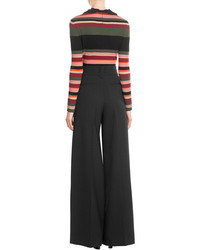 RED Valentino High Waisted Wide Leg Trousers