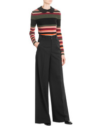 RED Valentino High Waisted Wide Leg Trousers