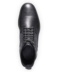 Cole Haan Lunargrand Waterproof Lace Up Boots Black