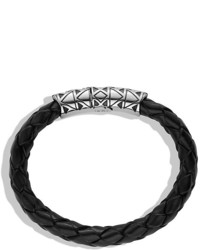 David Yurman Bracelet In Black Leather
