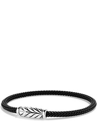 David Yurman Chevron Bracelet In Black