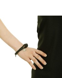 Bottega Veneta Intrecciato Leather Double Band Bracelet