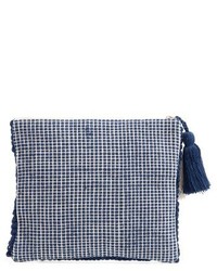 Sole Society Palisades Tasseled Woven Clutch