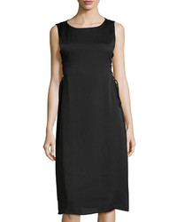 BCBGeneration Lace Up Side Woven Cocktail Dress