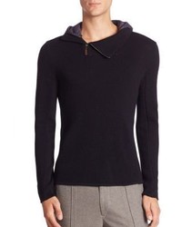 Efm Engineered For Motion Warwick Hooded Zip Neck Sweater