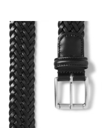 Andersons Andersons 35cm Black Woven Leather Belt