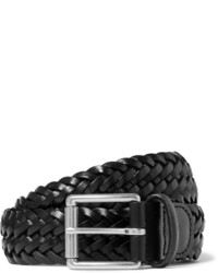Andersons Andersons 35cm Black Woven Leather Belt