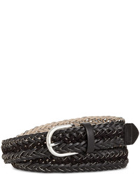Style&co. Style Co Faux Suede Inset Woven Belt Only At Macys