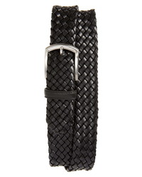 Canali Woven Leather Belt