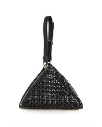 Givenchy Pyramid Woven Leather Clutch