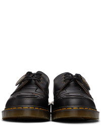 Dr. Martens Black Cf Stead Made In England 1461 Woven Derbys