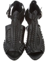 Proenza Schouler Leather Cage Sandals