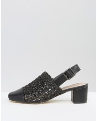Asos Outlaw Woven Heeled Shoes