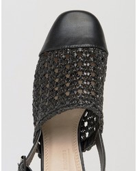 Asos Outlaw Woven Heeled Shoes