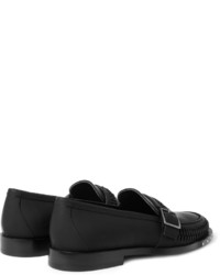 Lanvin Rubberised Leather Loafers