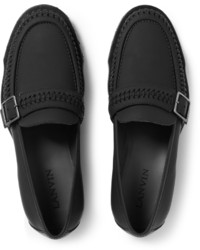 Lanvin Rubberised Leather Loafers