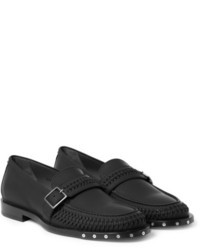 Lanvin Rubberised Leather Loafers