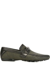 Versace Woven Loafers
