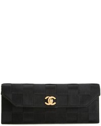 Chanel Vintage Long Woven Clutch