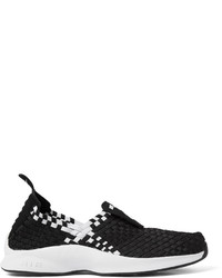 Nike Air Woven Faux Suede Trimmed Sneakers
