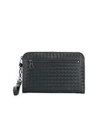 Bottega Veneta Nero Intrecciato Docut Case