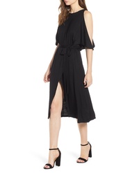 BISHOP AND YOUNG Bishop Young Slit Sleeve Wrap Style Dress