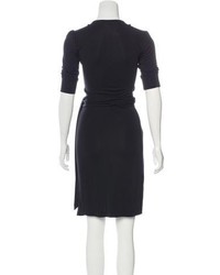Diane von Furstenberg Short Sleeve Wrap Dress