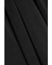 By Malene Birger Willos Wrap Effect Stretch Crepe Dress Black