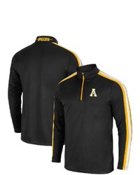 Colosseum Black Appalachian State Mountaineers 1955 Quarter Zip Jacket At Nordstrom