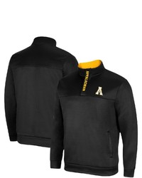 Colosseum Black Appalachian State Mountaineers No Tomorrow Quarter Zip Jacket At Nordstrom