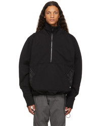 AFFIX Black Audial Zip Sweatshirt