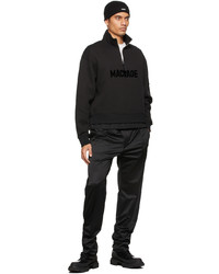 Mackage Black Brando Half Zip Sweatshirt