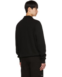 Lacoste Black Classic Half Zip Sweater