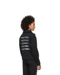 Nike Black Crop Mock Neck Sweatshirt